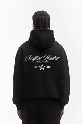 CERTIFIED MEMBER BLACK HOODIE