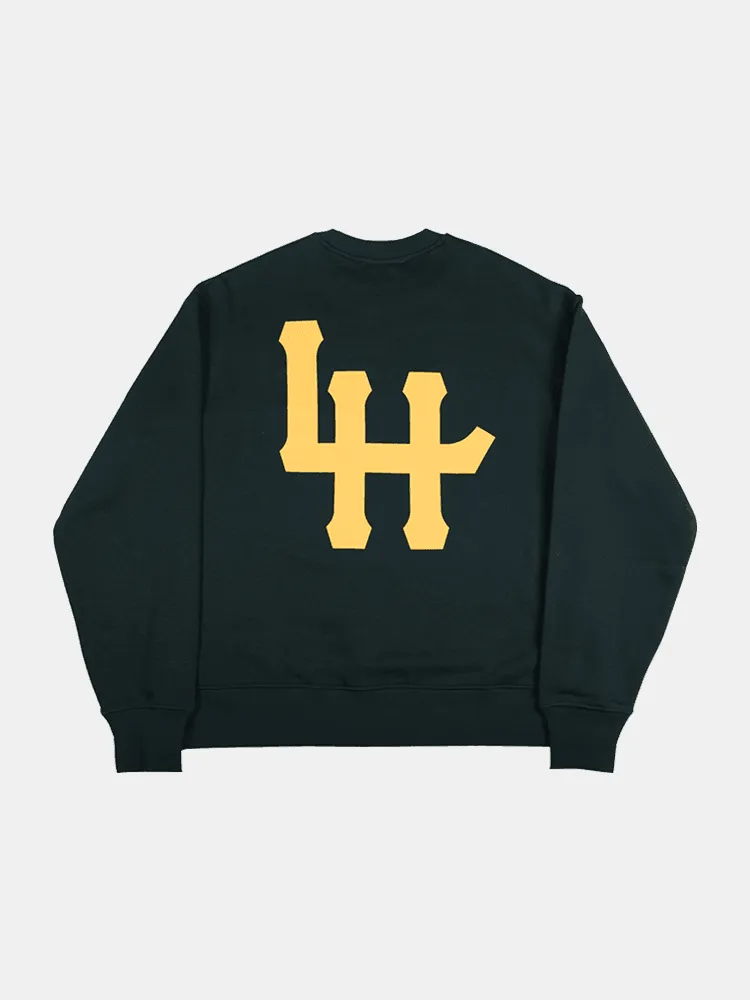 LH Big Logo Crew - Forest Green