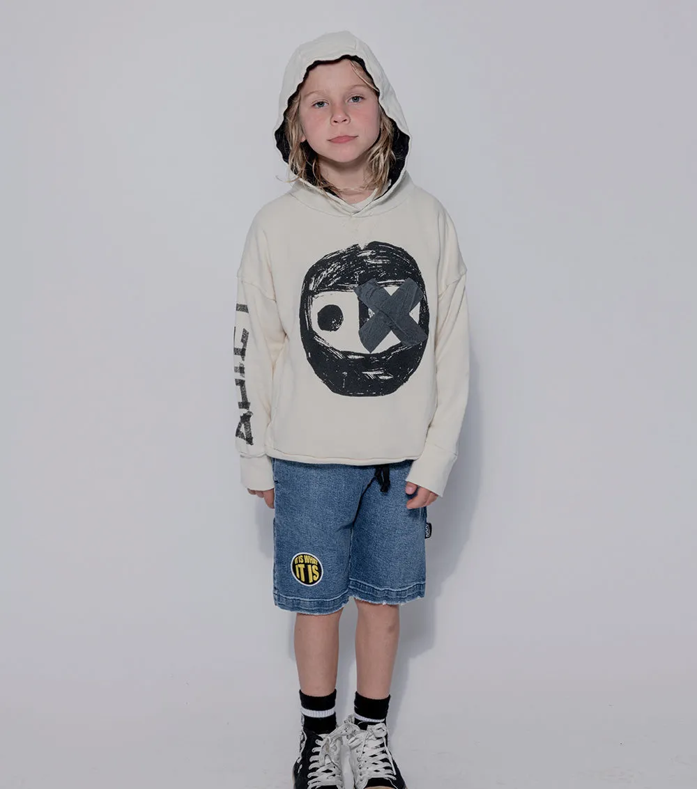 NUNUNU The Warrior Hoodie Natural